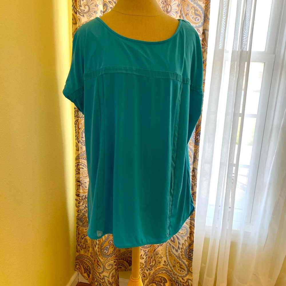Worthington Woman Turquoise Top